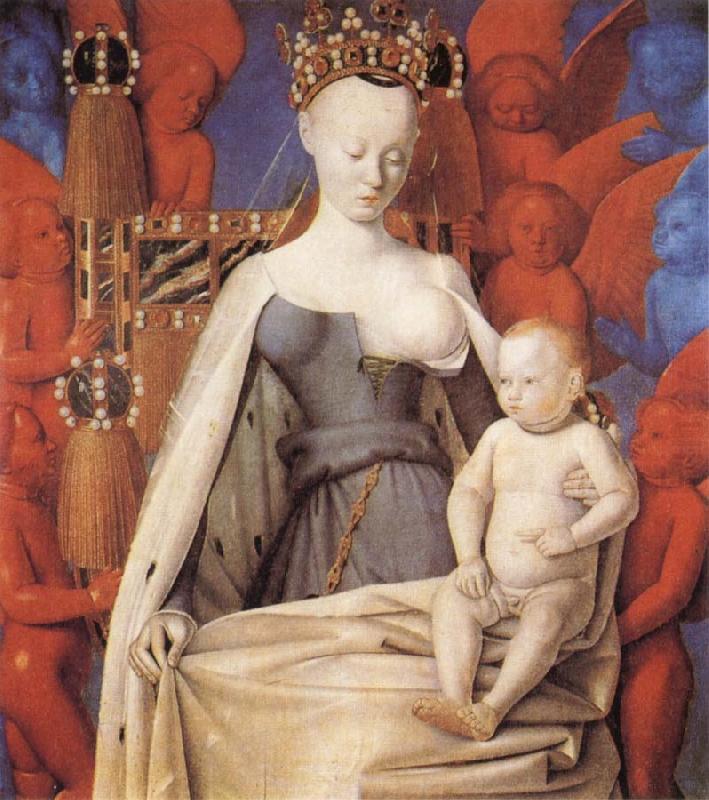Madonna and Child, Jean Fouquet